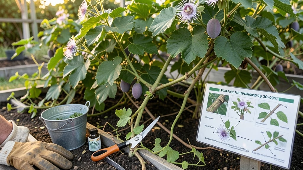 How to Prune a Passion Fruit Vine: Dormant Season Cuts for Stronger Canopy Growth