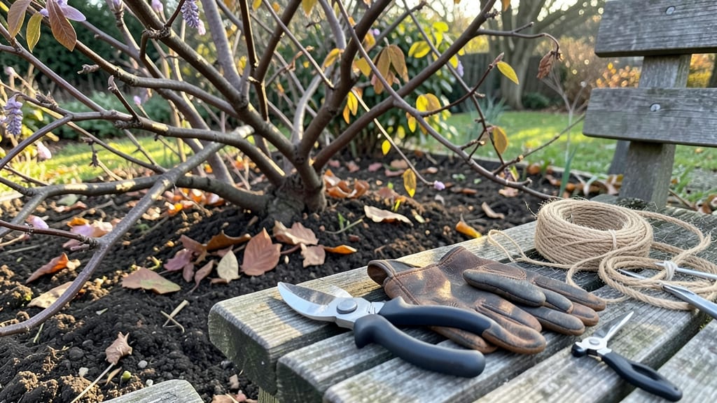 Pruning Wisteria in Winter: Dormant Season Cuts for Healthier Spring Blooms