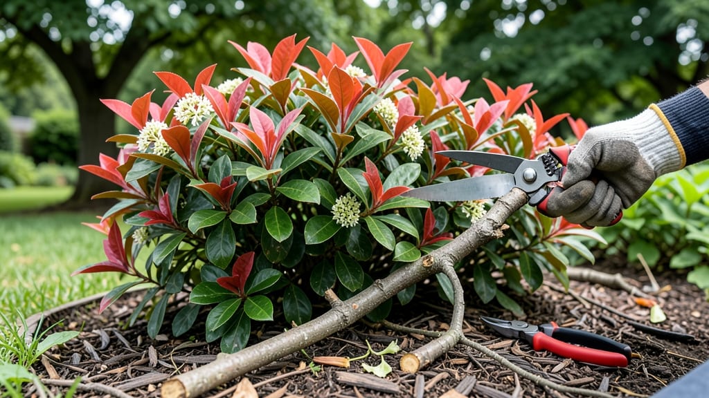 Red Tip Photinia Pruning: Late-Winter Revival for Bold, Thorn-Free Canopy Growth