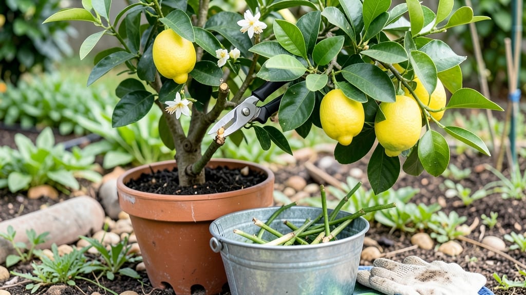 Pruning Lemon Trees in Pots: Year-Round Health With 3 Simple Cuts