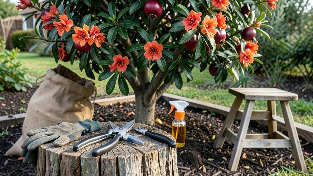How to Prune a Pomegranate Tree: Dormant-Season Cuts for Stronger Canes and Fruit