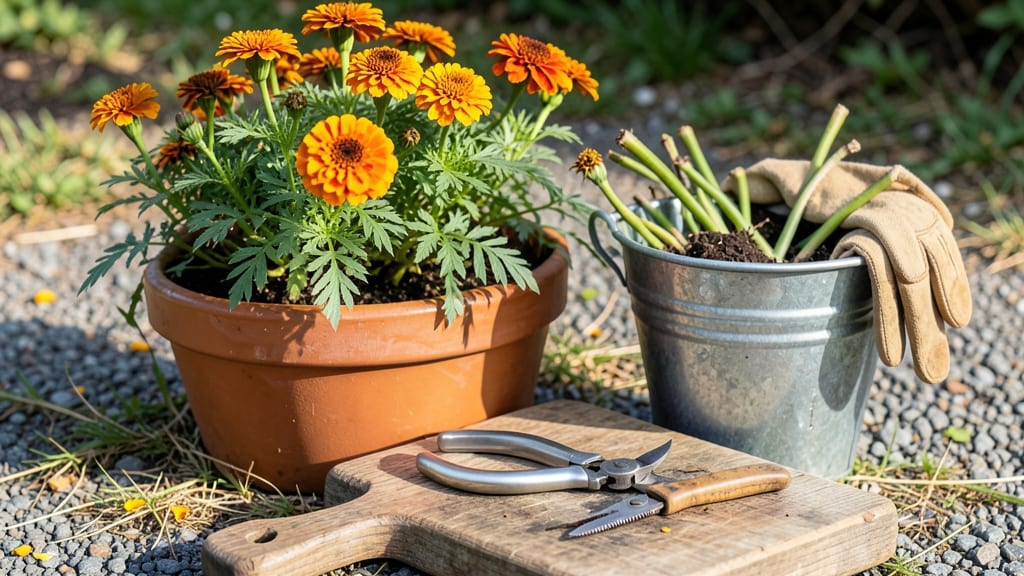 Pruning Marigold Plants: Deadheading Secrets for Nonstop Orange-Yellow Blooms