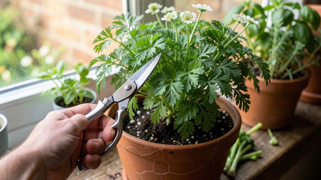 Pruning Herbs Cilantro Recipe: Revive Regrowth With 3 Simple Cuts